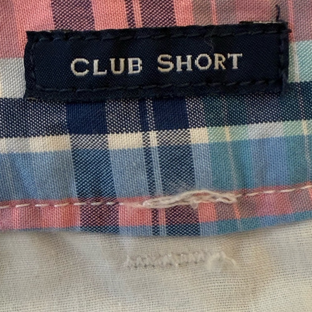 Vineyard Vines Surf View Plaid Club Shorts Bahama Breeze Boys Size 18 NWT - Picture 7 of 10